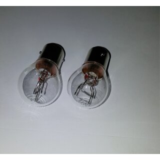 2 Stück Glühlampe Autolampe BAY15d 12V 21/5W  Rücklicht Bremslicht