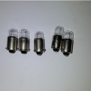 5 Stück 6V 1,2W BA7s KFZ Glühlampe für Kontrollleuchte Lampe Trabant Simson
