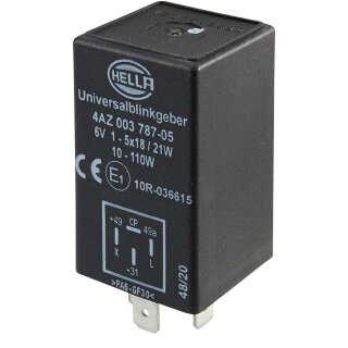 Hella Blinkgeber Blinkerrelais Trabant Simson MZ TS150 TS250 6V 1-5 x18/ 21W +5W