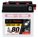 Panter Motorradbatterie 01214 6V 12Ah 6N11A-1B/3A...