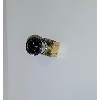 Zugschalter Mastlicht Messing verchromter Knauf Nostalgisch Oldtimer