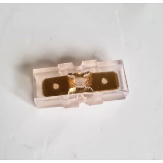 KFZ Klarsichtverbinder einfach Steckverbinder 6,3mm für Anhänger Traktoren Oldtimer
