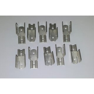 10 Steck Verteiler 3-fach Adapter 6,3mm Flachstecker für Sicherungskasten