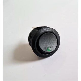 Mini Wippenschalter Schalter mit LED grün 24V/10A KFZ  PKW Traktor