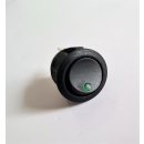 Mini Wippenschalter Schalter mit LED grün 24V/10A...
