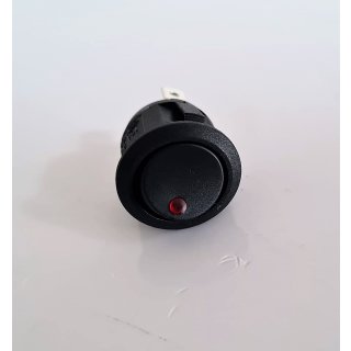 Mini Wippenschalter  Schalter LED rot 24V/10A Schalter KFZ LKW