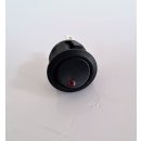 Mini Wippenschalter  Schalter LED rot 24V/10A Schalter...