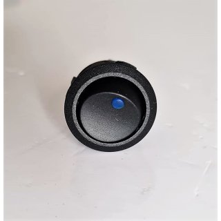 Mini Wippenschalter LED blau 24V/10A Schalter NKW LKW Radlader Bagger