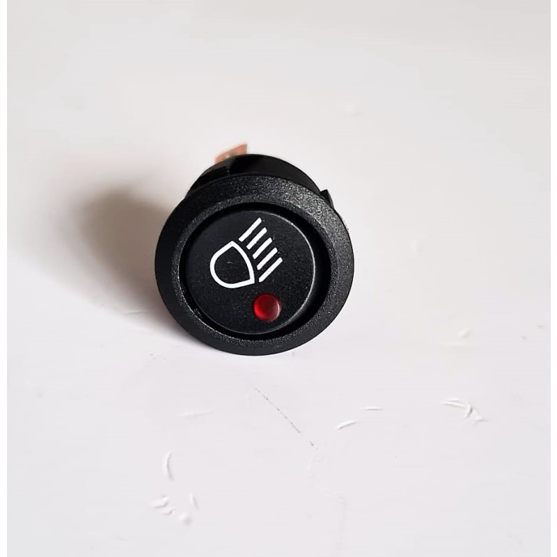 Mini Wippenschalter LED rot 12V/20A Schalter für Abblendlicht Arbeits, 3,50  €
