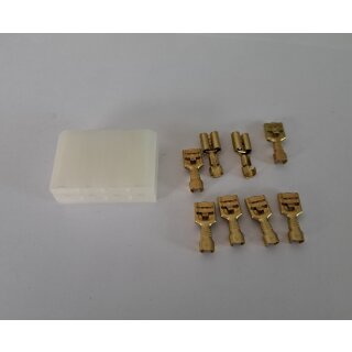 Kompaktstecker 8 Polig Steckergehäuse für 7 polige Blinkgeber oder Warnblinkschalter 8JD08151-061