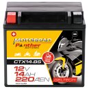 GEL Batterie 51214  Batterie 12V 14Ah 220AEN, CTX14-BS...