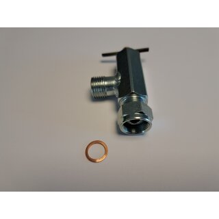 Absperrhahn Kraftstoffrhahn für Deutz Traktor Serie 06 alte Ausführung M16 Vgl. Nr 02305391