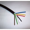 Kabel 7 x 0,75 mm&sup2; polig Fahrzeugkabel Fahrzeugleitung Anh&auml;ngerkabel 1 Meter