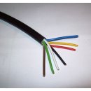 Kabel 7 x 1,5mm&sup2; polig Fahrzeugkabel Fahrzeugleitung Anh&auml;ngerkabel 1 Meter