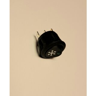 Mini Wippenschalter LED grün 12V/20A Schalter  für Spiegel Heizung Heckscheibe