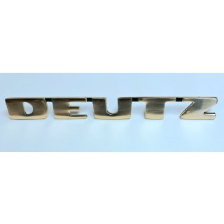 Deutz  Schriftzug  Schild Emblem für Deutz Frontgrill 247x30mm