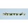Deutz  Schriftzug  Schild Emblem für Deutz Seitenverkleidung 187 x 20mm