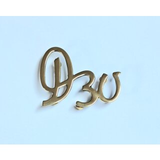Deutz D30 Schriftzug Emblem Messing Deutz D30 D30S F2L712 Schlepper