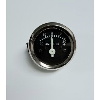 Amperemeter 40mm für Massey Ferguson  MF 35 - 175 20D TVO 20 - 12 Volt - 30 Amps