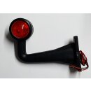 LED Schluss/Positionsleuchte rot/weiß rund 12V/24V...