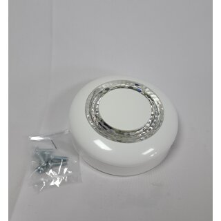 Innenraumleuchte weiß LED 9-30V 75mm Durchmesser ein und Aufbau m. Schalter