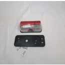 Begrennzungs Umrissleuchte rot/weiß 92x42mm inkl....