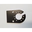 Steckdosenhalter gerade  Metall 12 x 8 cm für 7 und...
