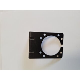Steckdosenhalter Metall gewinkelt 9,25 x 7 cm für 15 polige Steckdosen