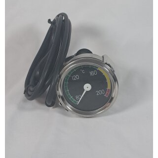 Fernthermometer für Luftgekühlte Eicher Motoren 60mm 80 - 200 Grad  2000mm M10x1