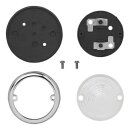 Positionsleuchte weiß 70mm 12/24V mit Chromblende Anhänger Trailer Wohnwagen