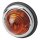 Seitenmakierungsleuchte Orange 70mm 12/24V mit Chromblende Anhänger Trailer Wohnwagen
