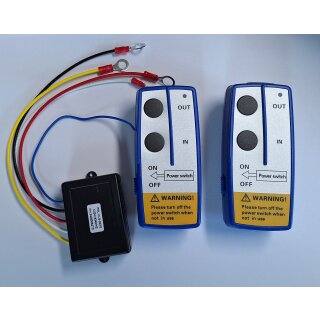 kabellose Seilwinden Fernbedienungs Set 2 Handsender 12–24V für Warn Winde Ankerwinde Boot LKW ATV SUV