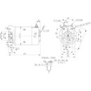 Gleichstrommotor Mahle MM159  2.2kW 24V VOLVO DAF...