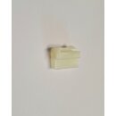 Stecker Gehäuse weiß 2 Polig, T -  Ausführung mit Rastnase für Japanische Steckverbindung Lichtmaschine