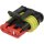 Mehrfachsteckverbinder Super Seal Buchse Polanzahl 3 Kabeldurchmesser 1.5mm² 282087-1