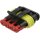 Mehrfachsteckverbinder Super Seal Buchse Polanzahl 4  Kabeldurchmesser 1.5mm² 282088-1