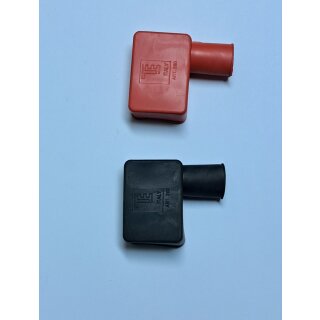 Gummischutzkappe Batteriepolkappe Minus links , Batteriepolabdeckung für Boot und Schlepper gewinkelt