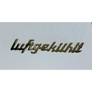 Schriftzug Schild Emblem Luftgekühlt  für Deutz Seitenverkleidung D Serie