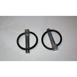 2x Klappsplinte Klappstecker 11 mm für Heckhydraulik Ackerschiene