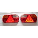 1 Set LED R&uuml;ckleuchten rot 12V/24V Schlusslicht...