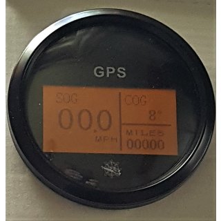 GPS Tachometer Tachoanzeige Geschwindigkeitsmesser Digital für Boot Yacht 