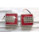 LED Rückleuchten weiß rot 12/24V...