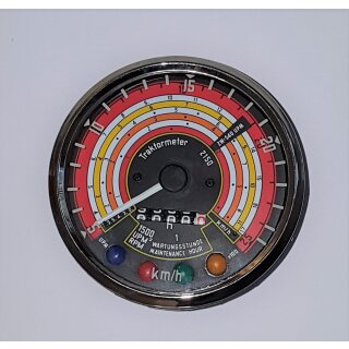 Tacho Drehzahlmesser Kombiinstrument für Deutz D05 D06 25Km/h Traktormeter