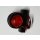 LED Schluss / Positionsleuchte rot/weiß rund 12V /24V , E und ADR Zulassung