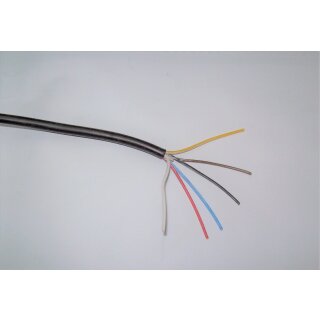 1 Meter KFZ - Kabel 6 x 0.75 mm²  6 polig Anhänger Rücklicht