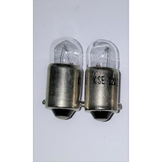 2 Stück Lampe Glühlampe Autolampe Standlichtbirne BA9s 12V 4W